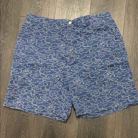 Vineyard Vines Other - Vineyard Vines Blue Shark Pattern Shorts